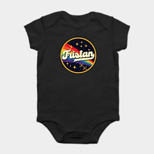 Tristan // Rainbow In Space Vintage Style Baby Bodysuit